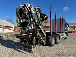 MAN TGX 26.580 6x4 / Kurzholz / Tajfun 150Z96