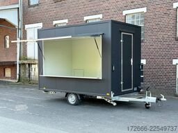 Andere VK 15402023 | SCHWARZ | GASTÜR 400x200X230CM 1500KG VERKAUFSANHÄNGER
