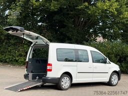 VW Caddy Maxi 1.6 Tdi 5 Sitze Rollstuhlrampe Klima