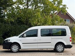 VW Caddy Maxi 1.6 Tdi 5 Sitze Rollstuhlrampe Klima