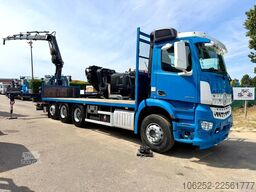 Mercedes-Benz AROCS 3240 8x4 PRITSCHE + KRAN HIAB 166 E-5 - R...