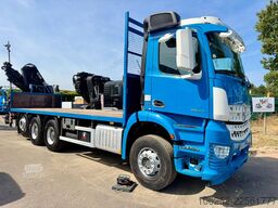 Mercedes-Benz AROCS 3240 8x4 PRITSCHE + KRAN HIAB 166 E-5 - R...