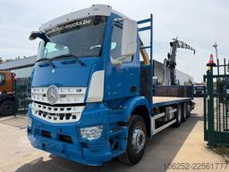 Mercedes-Benz AROCS 3240 8x4 PRITSCHE + KRAN HIAB 166 E-5 - R...