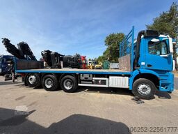 Mercedes-Benz AROCS 3240 8x4 PRITSCHE + KRAN HIAB 166 E-5 - R...