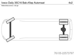 Iveco Daily 35C16 Bak+Klep Automaat