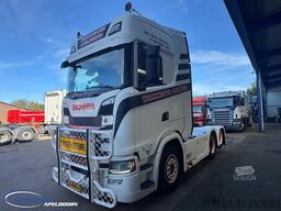 Scania S 580 6x2 Boogie, Retrade, Schuifschotel, Opber...