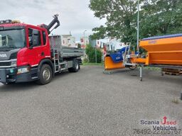 Scania P 320 B4x2NA Kipper Kran Winterdienst komplett Sch