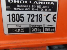Mercedes-Benz Actros 1924 L Bak + Dhollandia klep 2000 KG + e...