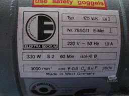 Elektra-Beckum Doppelschleifbock Doppelschleifbock mit Untergestell