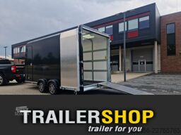 Brian James Trailers Box Van 600- Rampe Tür Kombination