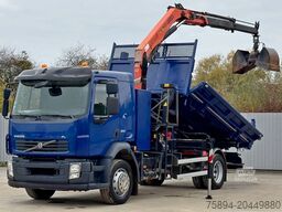 VOLVO FL280 KIPPER 4,35m *  PALFINGER PK 10000 + FUNK