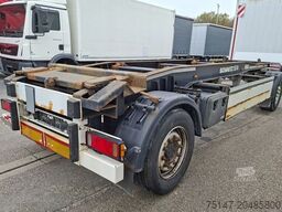 SCHMITZ CARGOBULL 18 to 2-Achs ACF 18 Abroll- Schlittenanhänger