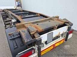 SCHMITZ CARGOBULL 18 to 2-Achs ACF 18 Abroll- Schlittenanhänger