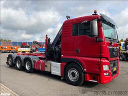Man TGX 35.480 8x4 Euro 6 Hiab 28 Tonmeter laadkraan