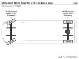 Mercedes-Benz Sprinter 315 43s boite auto