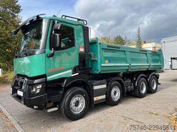 Renault C480 8X4 MEILLER STAHL  3-S.-Kipper Intarder E6...