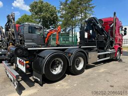 Scania R580 6X2 V8 HOOKLIFT + CRANE HIAB 211 E-4 HIPRO...