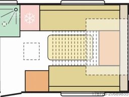ADRIA Altea 362 LH 2026 Tür mit Fenster
