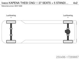 Iveco KAPENA THESI CNG ! / 27 SEATS + 5 STANDING / AC