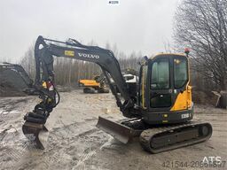 Volvo ECR58D with rototilt and 2 buckets. 3,100 hours.