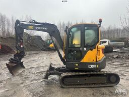 Volvo ECR58D with rototilt and 2 buckets. 3,100 hours.