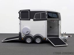 Ifor Williams IFOR WILLIAMS HBX 506 | SILBER +FRONTAUSTIEG RECHTS +POLSTER +3.BREMSLEUCHTE