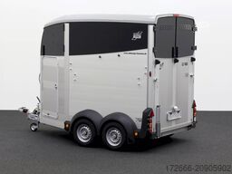 Ifor Williams IFOR WILLIAMS HBX 506 | SILBER +FRONTAUSTIEG RECHTS +POLSTER +3.BREMSLEUCHTE