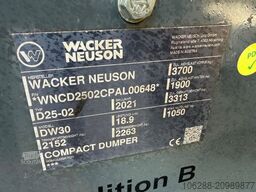 WACKER DW 30  Drehmulde Kipper
