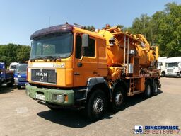 M.A.N. 41.463 8x4 Euro 2 vacuum tank ADR 15 m3 / 2 comp