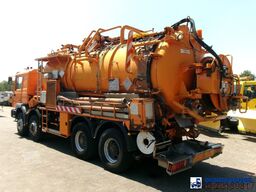M.A.N. 41.463 8x4 Euro 2 vacuum tank ADR 15 m3 / 2 comp