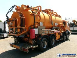 M.A.N. 41.463 8x4 Euro 2 vacuum tank ADR 15 m3 / 2 comp