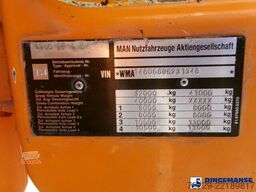 MAN 41.463 8x4 Euro 2 vacuum tank ADR 15 m3 / 2 comp