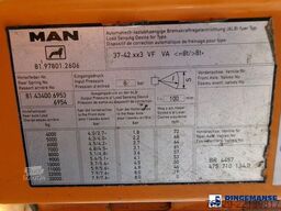 MAN 41.463 8x4 Euro 2 vacuum tank ADR 15 m3 / 2 comp