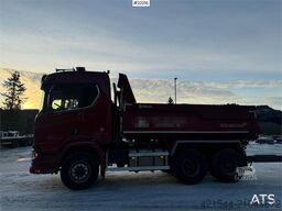 Scania R650 6x4 tipper truck with Sørling triple-axle tra