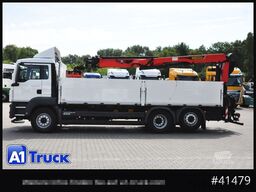 MAN TGS 26,460, Baustoff, Palfinger Kran, Lift-Lenkachse,
