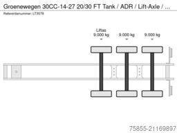 Groenewegen 30CC-14-27 20/30 FT Tank / ADR / Lift-Axle / NL...