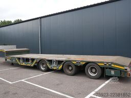 Broshuis 3 axle semi low loader extendable