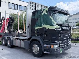 SCANIA R490 6x4 Holzlkw mit Epsilon Kran Bj 2017
