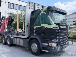 SCANIA R490 6x4 Holzlkw mit Epsilon Kran Bj 2017