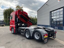 Man TGX 28.440 Euro 6 Fassi 23 Tonmeter laadkraan +...