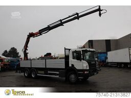 Scania P410 + atlas 190 4x hydrolic + 6x4  remote + EU...