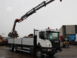 Scania P410 + atlas 190 4x hydrolic + 6x4  remote + EU...