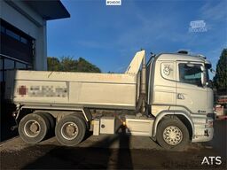 Scania R580 Tipper Truck with Snow Plow Equipment – Euro