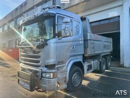 Scania R580 Tipper Truck with Snow Plow Equipment – Euro