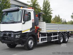 Renault K380 6x4 / FASSI F175 crane 7.85 t