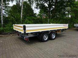 Möslein TTD 11 Weiß  neuer Tandem 3- Seitenkipper Tieflader-- Neufahrzeug --