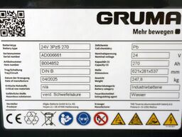 GRUMA 24 Volt 3 PzS 270 Ah
