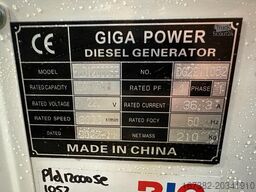 Giga power PLD12000SE 10 kVA silent generator