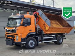 Volvo FM 340 FM 4X4 4x4 Crane Palfinger PK10501 Tippe...