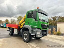 MAN TGS 18.500 4x4 KRAN 15m FUNK AHK single bereift
